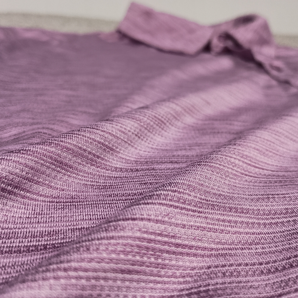 Birdie Bound 2XL Purple Heather Mens Golf Polo Shirt - Picture 5 of 9